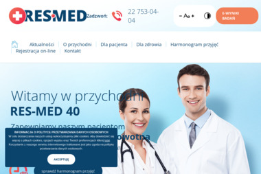 Niepubliczny Zakład Opieki Zdrowotnej Res-Med 40 - Ginekolog Pruszków