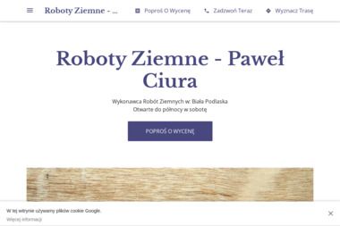 Roboty Ziemne - Paweł Ciura - Przewierty Sterowane Biała Podlaska