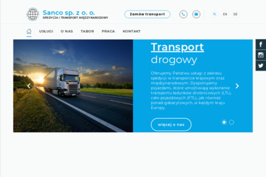 Sanco Sp. z o.o. - Transport Ładunków Mikołów