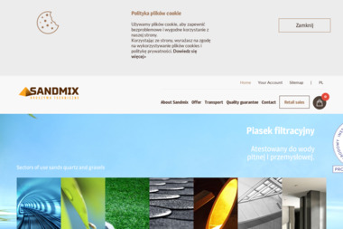 Sandmix Sp. z o.o. - Piaski, żwirki suszone, piasek suszony - Piaskowanie Chróścice