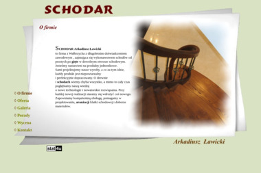 Schodar. Schody z drewna - Schody Grębocin
