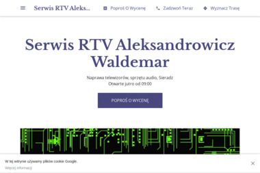 SERWIS RTV Aleksandrowicz Waldemar - Naprawy Tv Sieradz