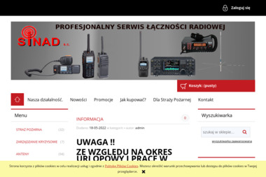 Zakład Elektroniki i Radiokomunikacji Sinad S.C. - Naprawa Sprzętu Elektronicznego Częstochowa