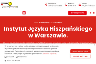 Sin Fronteras Instytut Języka Hiszpańskiego - Kursy Język&oacute;w Obcych Warszawa