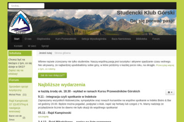 Stowarszyszenie Studencki Klub G&oacute;rski - Szkoła Jogi Warszawa