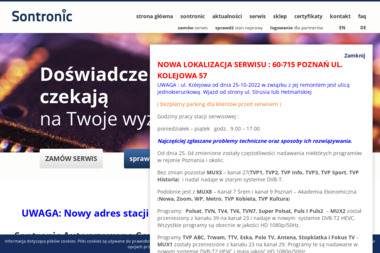 Autoryzowane Centrum Serwisowe SONTRONIC Sp. z o.o. - Usługi RTV Poznań