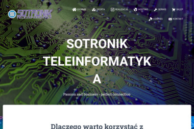 Przedsiębiorstwo Teleinformatyczne Sotronik Artur Sokołowski - Projektowanie Stron Kielce