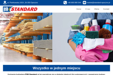 Grupa PSB - Standard. Materiały budowlane, artykuły wyposażenia wnętrz - Hurtownia Materiałów Budowlanych Opoczno