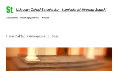 Usługowy Zakład Betoniarsko - Kamieniarski Mirosław Stawski - Blaty kamienne Bychawa
