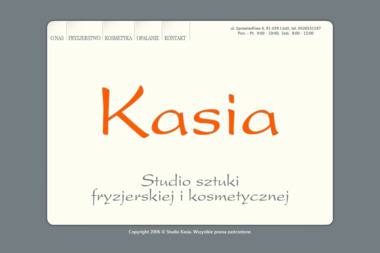 Studio Sztuki Fryzjerskiej i Kosmetycznej KASIA - Usługi Fryzjerskie Łódź