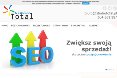 StudioTotal. Pozycjonowanie i projektowanie stron internetowych - Projekty Stron Internetowych Kraków