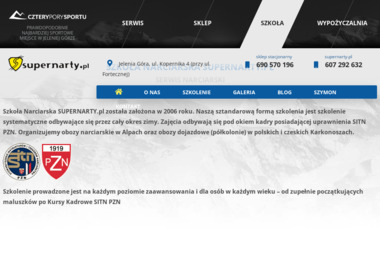 Szkoła Sklep Serwis SUPERNARTY.pl Narty Żagle Tenis MARCIN(IAK) Marcin Piotrowski - Nauka Jazdy Jelenia Góra