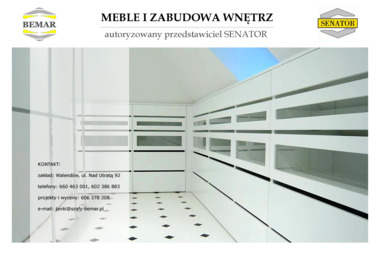 Salon firmowy Senator. Firma Bemar s.c. (Park Handlowy Ikea Janki) - Blaty Drewniane Janki