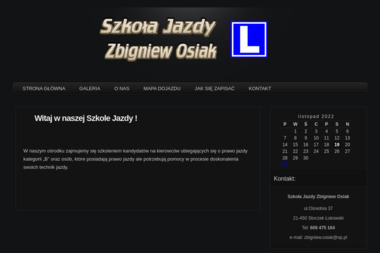 Szkoła Jazdy Zbigniew Osiak. Ośrodek Szkolenia Kierowców - Szkoła Nauki Jazdy Stoczek Łukowski