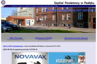 Szpital Powiatowy Spółka z o. o. w Pasłęku - Fizykoterapia Pasłęk