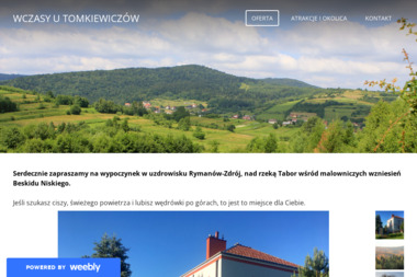 Wczasy u Tomkiewiczów - Oferty Wycieczek Rymanów-Zdrój