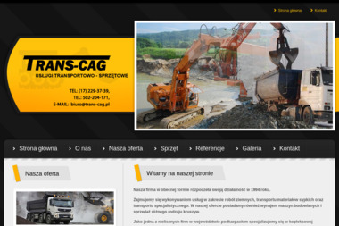 Trans Cag Przedsiębiorstwo Usługowo Handlowe Tadeusz i Teresa Cag - Transport Busami Rzesz&oacute;w