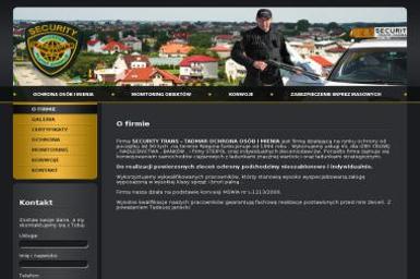 Security Trans Tadmar Ochrona Osób i Mienia Tadeusz Janecki - Agencja ochrony Rzepin