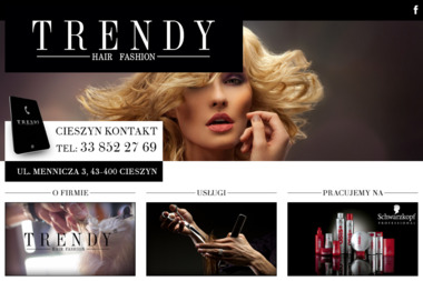 TRENDY HAIR FASHION - Kosmetyczka Cieszyn