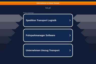 Ts Logistics Sp. z o.o. - Transport Ciężki Rzesz&oacute;w