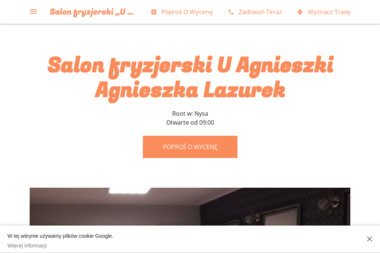 Salon fryzjerski "U Agnieszki" - Fryzjer Nysa