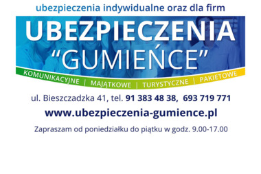 Ubezpieczenia Gumieńce - Polisy AC Szczecin