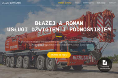 Kasperski Błażej Usługi Dźwigiem i Podnośnikami Koszowymi - Podnośniki Luboń