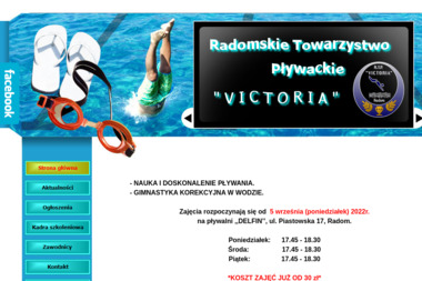 Radomskie Towarzystwo Pływackie Victoria - Treningi Pilatesu Radom