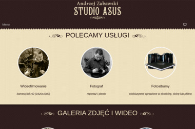 Studio filmowe Asus - Zdjęcia Ślubne Zawada