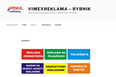 Vimex Reklama - Usługi Poligraficzne Rybnik