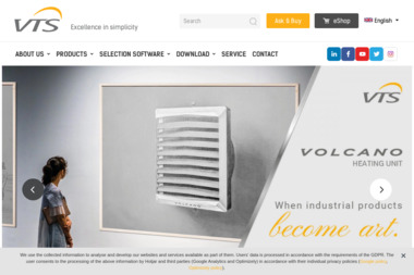 VTS Polska Sp. z o.o. Biuro w Olsztynie - Klimatyzacja Biura Olsztyn