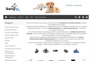 Waruj.pl elektroniczne obroże dla psów, pastuchy tresery - Czyszczenie Tapicerki Samochodowej Łódź