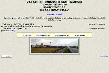 Zakład Betoniarsko Kamieniarski Smoczek Roman - Blaty kamienne Piaskowo