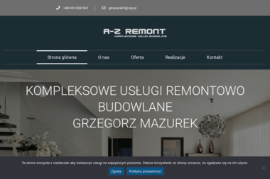 A-Z Remont Grzegorz Mazurek - Usługi Minikoparką Biłgoraj