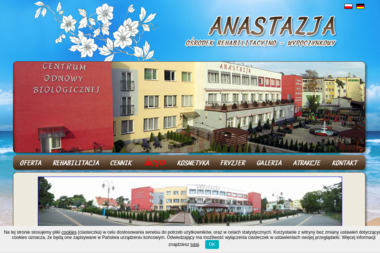 ANASTAZJA Ośrodek Rehabilitacyjno-Wypoczynkowy - Sanatoria, uzdrowiska Mielno