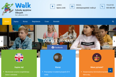 Szkoła Język&oacute;w Obcych &bdquo;Walk&rdquo; - Szkoła Językowa Ł&oacute;dź