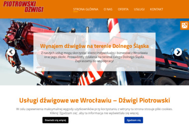 Usługi Dźwigowo Transportowe Piotrowski Ryszard - Maszyny budowlane Kąty Wrocławskie