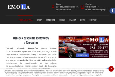 Szkoła bezpiecznej jazdy - EMOLA - Kurs Prawa Jazdy Mińsk Mazowiecki