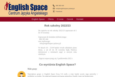 English Space - Nauka Angielskiego w Przedszkolu Puławy