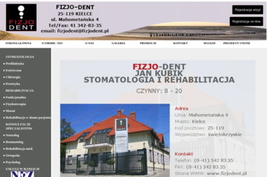 FIZJO-DENT - Rehabilitacja Kręgosłupa Kielce