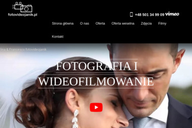 Fotovideojanik.pl - wideofilmowanie, fotografia ślubna - Studio Fotograficzne Krak&oacute;w