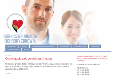 Ośrodek Diagnostyczno-Leczniczy Przy Górniczej Fundacji Ochrony Zdrowia - Masaże Rehabilitacyjne Wałbrzych
