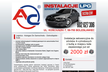 "Auto-Gaz" - Ubezpieczalnia AC Bolesławiec
