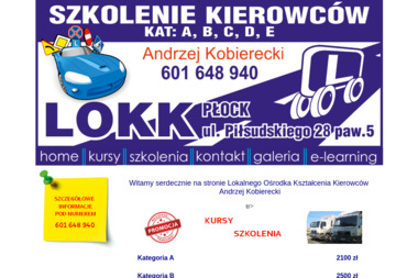 LOKK - Szkoła Nauki Jazdy Płock