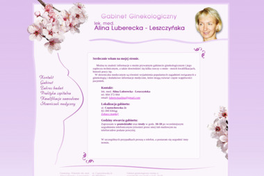 Gabinet Ginekologiczny lek. med. Alina Luberecka-Leszczyńska - Ginekologia Elbląg