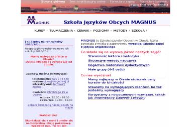 MAGNUS - Szkoła Języków Obcych - Kurs niemieckiego Oława