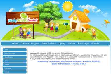Punkt Przedszkolny Mały Wielki Świat - Opiekunka Do Dziecka Toruń