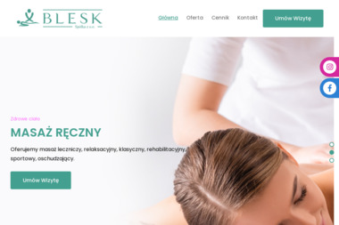 BLESK - Gabinet Masażu - Rehabilitacja Kręgosłupa Lubin