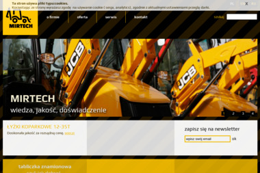 MIRTECH - Maszyny budowlane Białystok