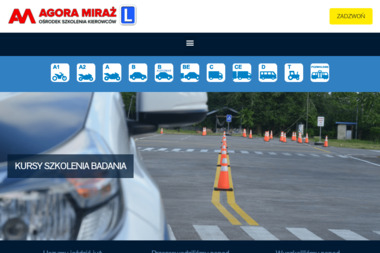 Ośrodek Szkolenia Kierowców AGORA-MIRAŻ - Przewóz osób Bydgoszcz